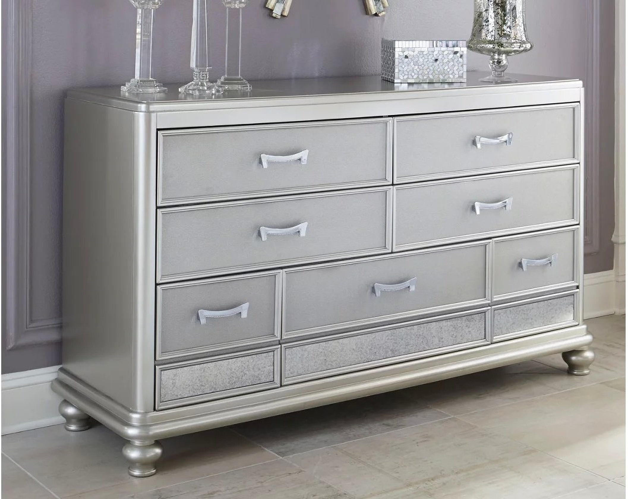 Coralayne Silver Bedroom Set 1stopbedrooms