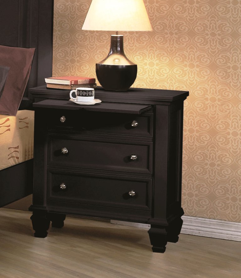 Sandy Beach Black Panel Bedroom Set 20132 1stopbedrooms