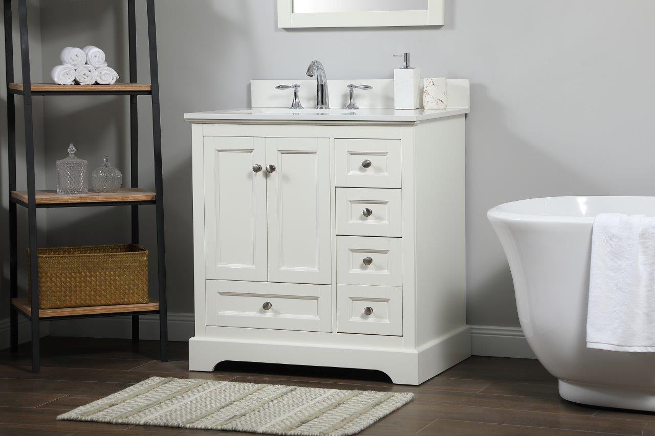 32 Inch Bathroom Vanity With Drawers