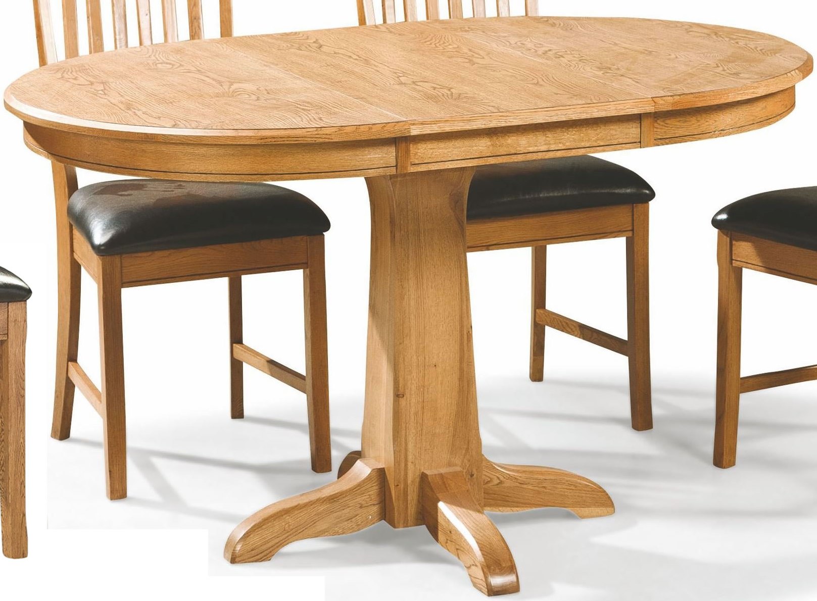 Family Dining Chestnut Round Dining Table - 1StopBedrooms.