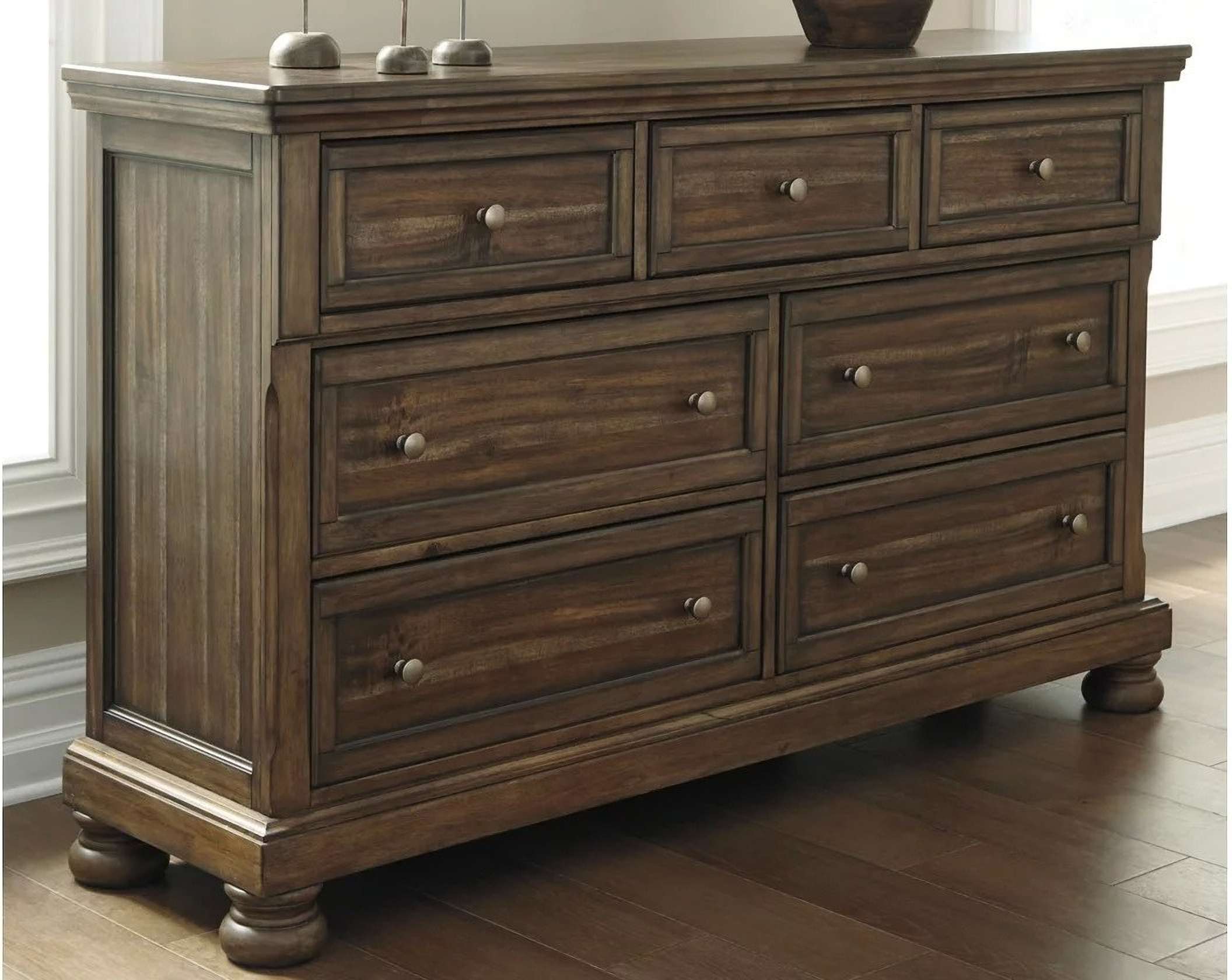 Flynnter Medium Brown Sleigh Storage Bedroom Set 1stopbedrooms