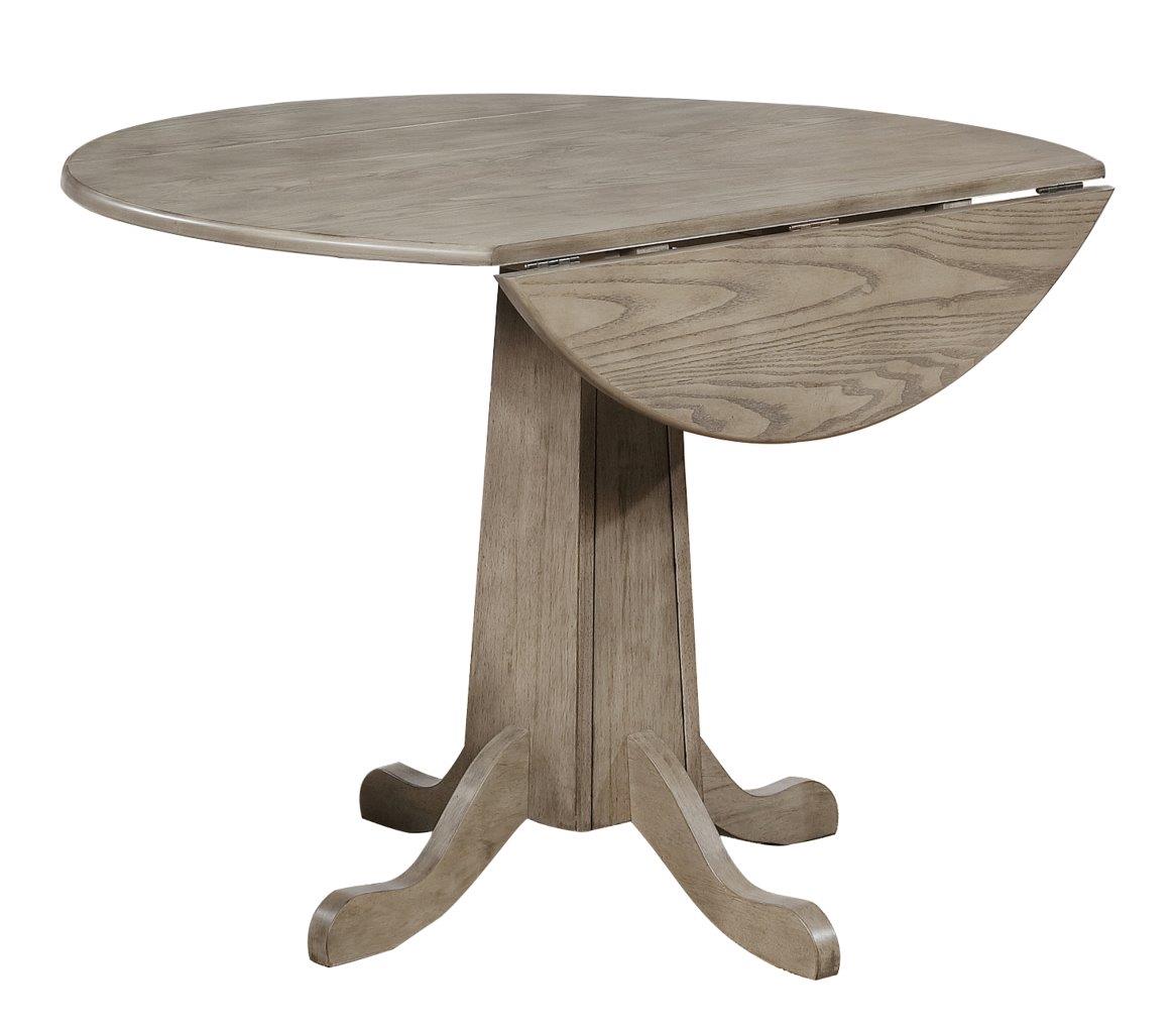 French Twist Two Upholstered Chairs 3 Piece 40 Inch Round ...