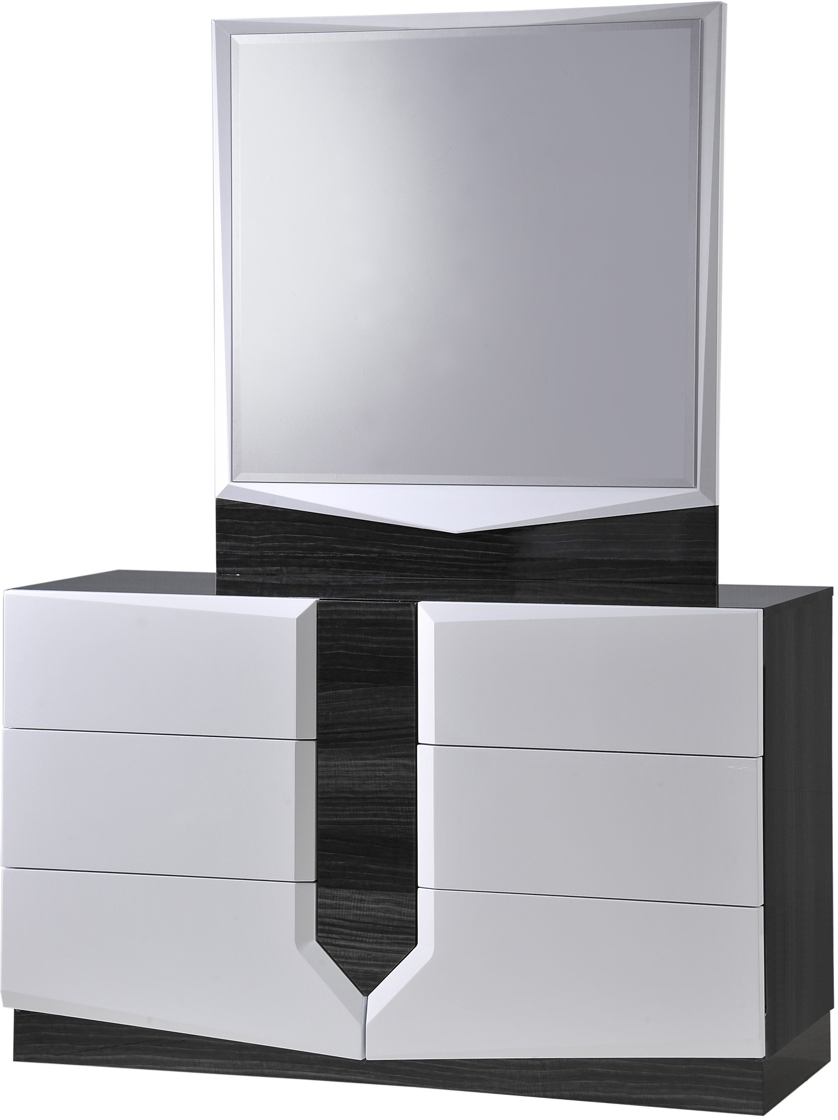Global Furniture Hudson Platform Bedroom Set in Zebra Grey ...