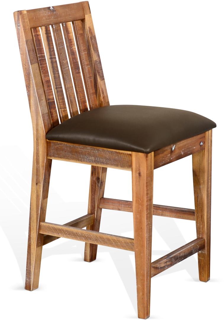 Havana Rustic Acacia Counter Height Bar Stool Set Of 2 1stopbedrooms