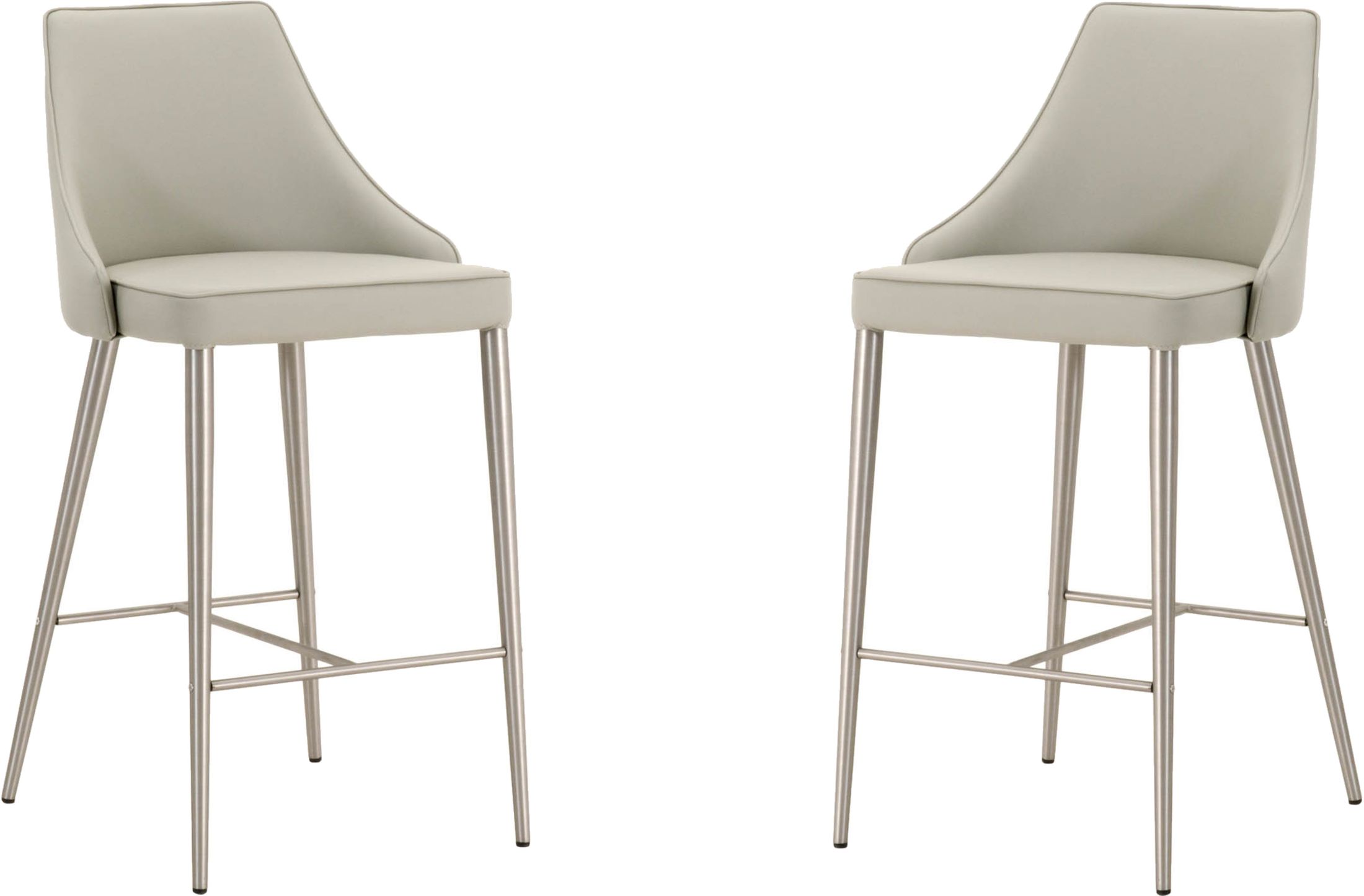 Ivy Gray Counter Stool Set Of 2 1stopbedrooms
