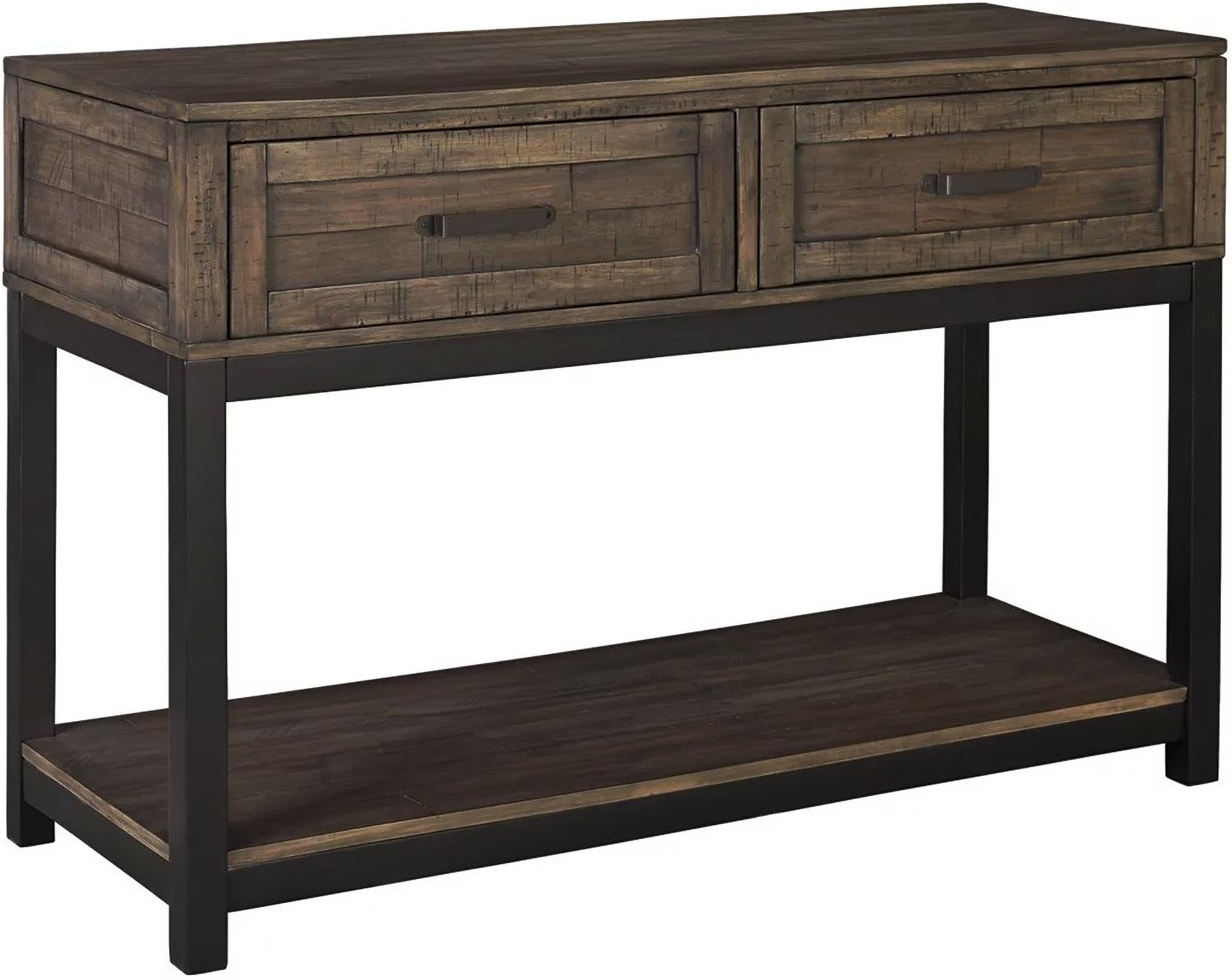 Johurst Grayish Brown Sofa Table 1StopBedrooms.