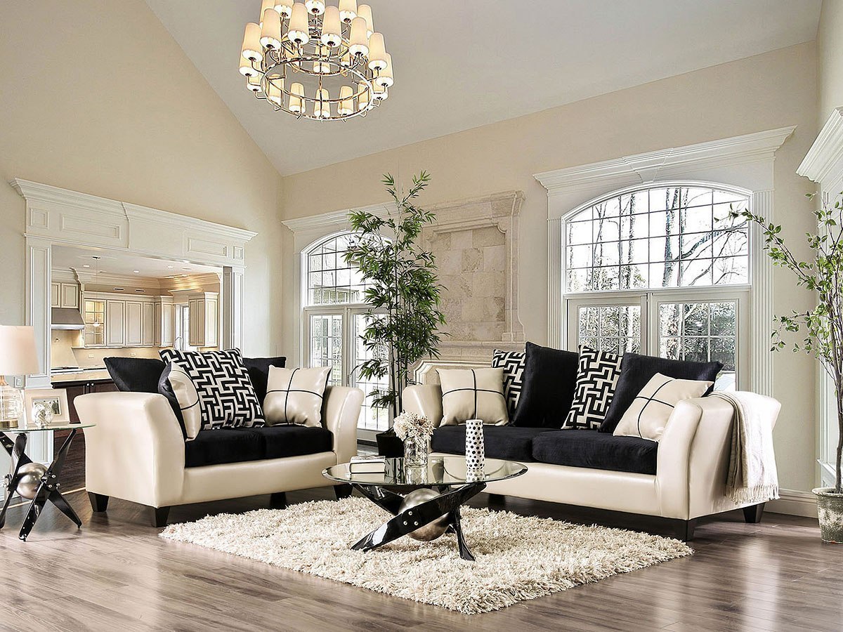 Kaelyn Living Room Set Ivory 1stopbedrooms