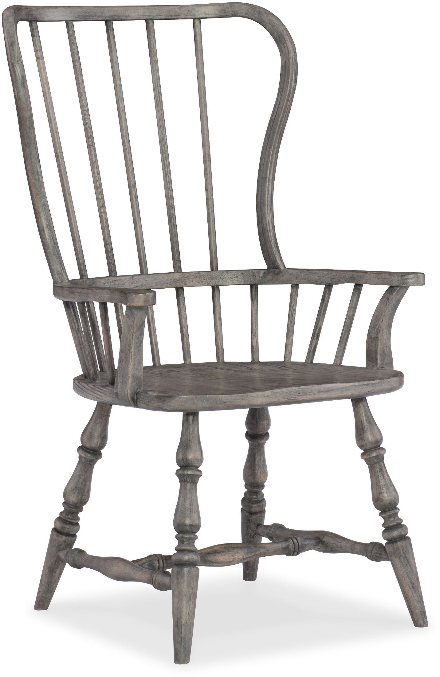 Sanctuary Grayed Patina Spindle Back Arm Chair Set of 2 ...