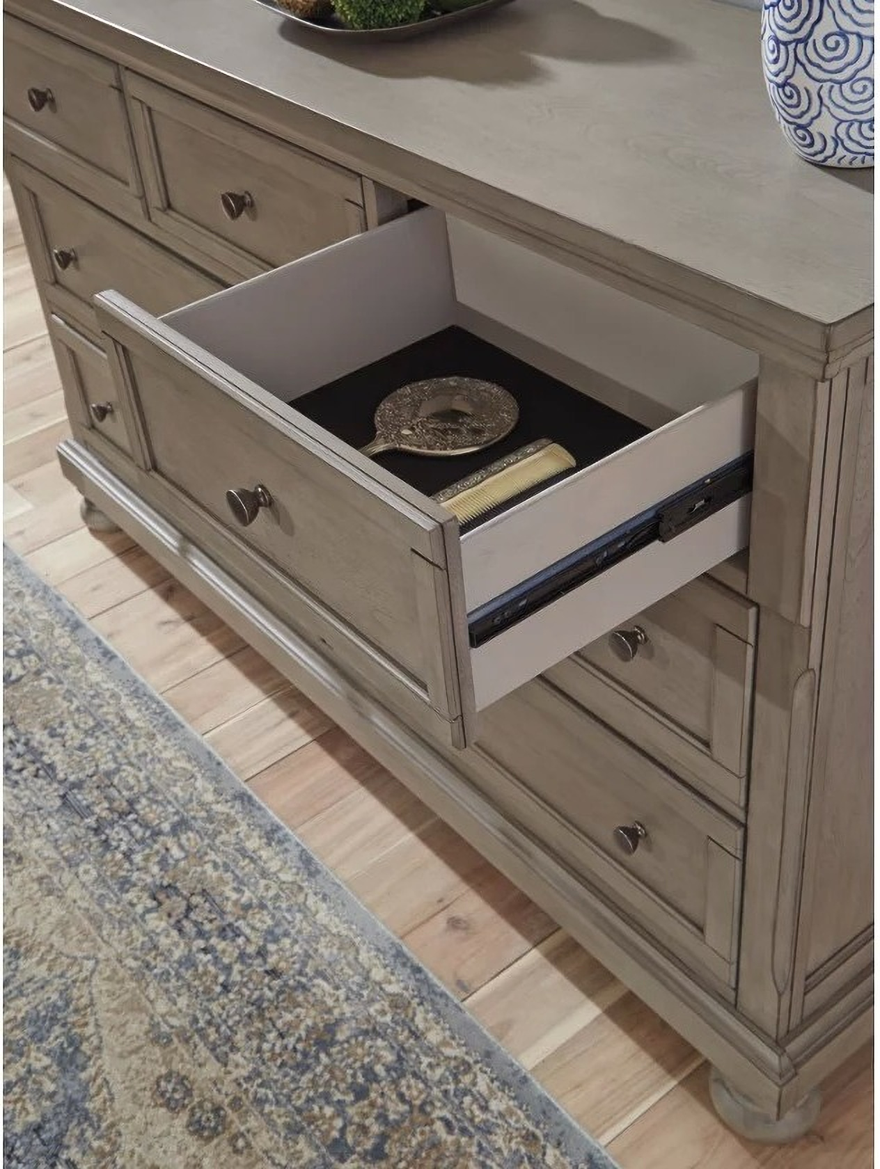 Lettner Light Gray Dresser 1StopBedrooms.