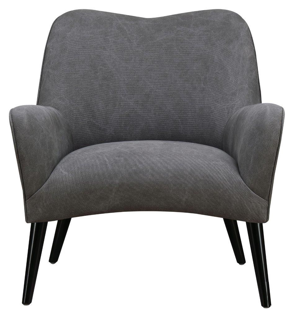 London Fog Gray Accent Chair 1stopbedrooms