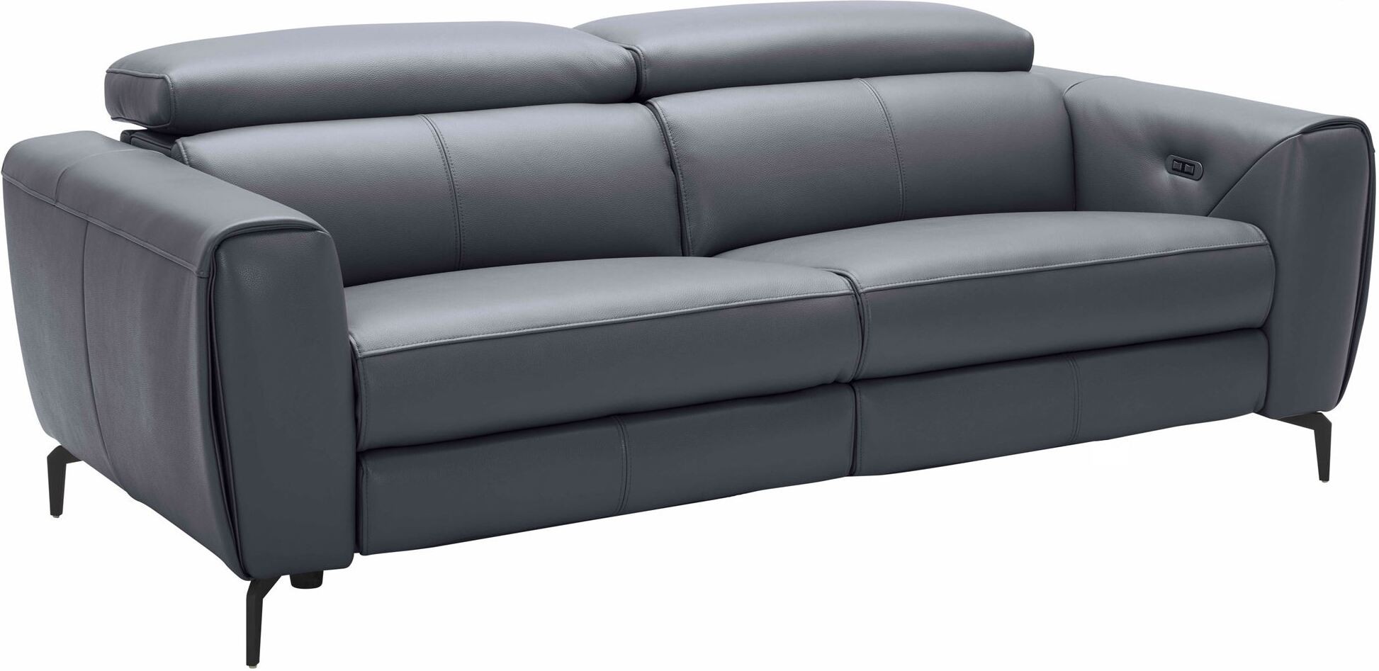 lorenzo gray leather sofa bed