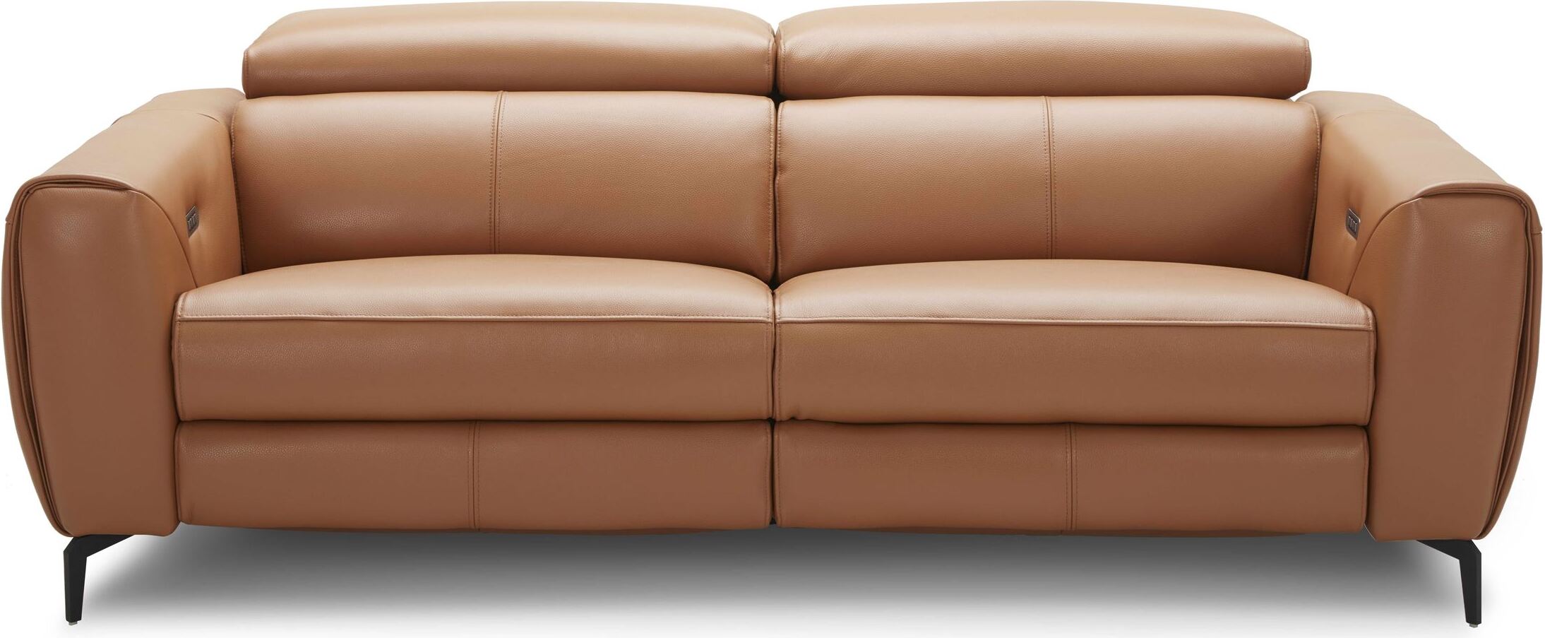 Lorenzo Caramel Leather Sofa - 1StopBedrooms.