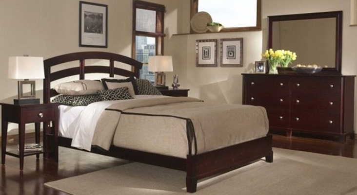 Durham Furniture Manhattan Queen Slat Bed Complete 227-120 - 1StopBedrooms.