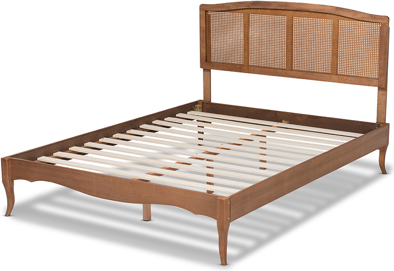 Marieke Vintage French Inspired Ash Wanut Finished Wood And Synthetic