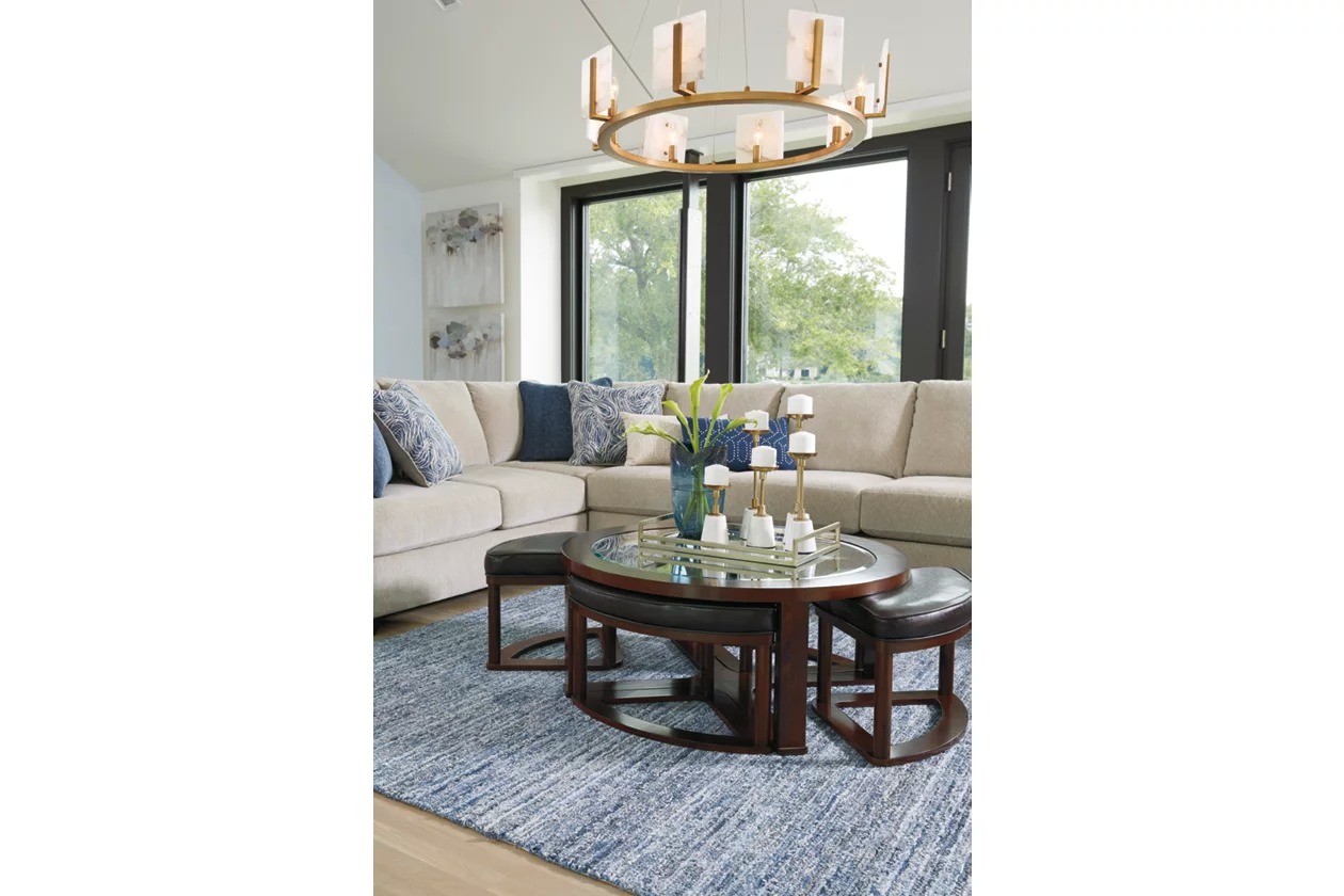 Marion Coffee Table with 4 Stools 1StopBedrooms.