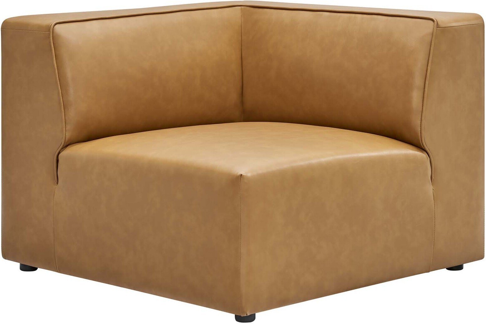 mingle vegan leather sofa