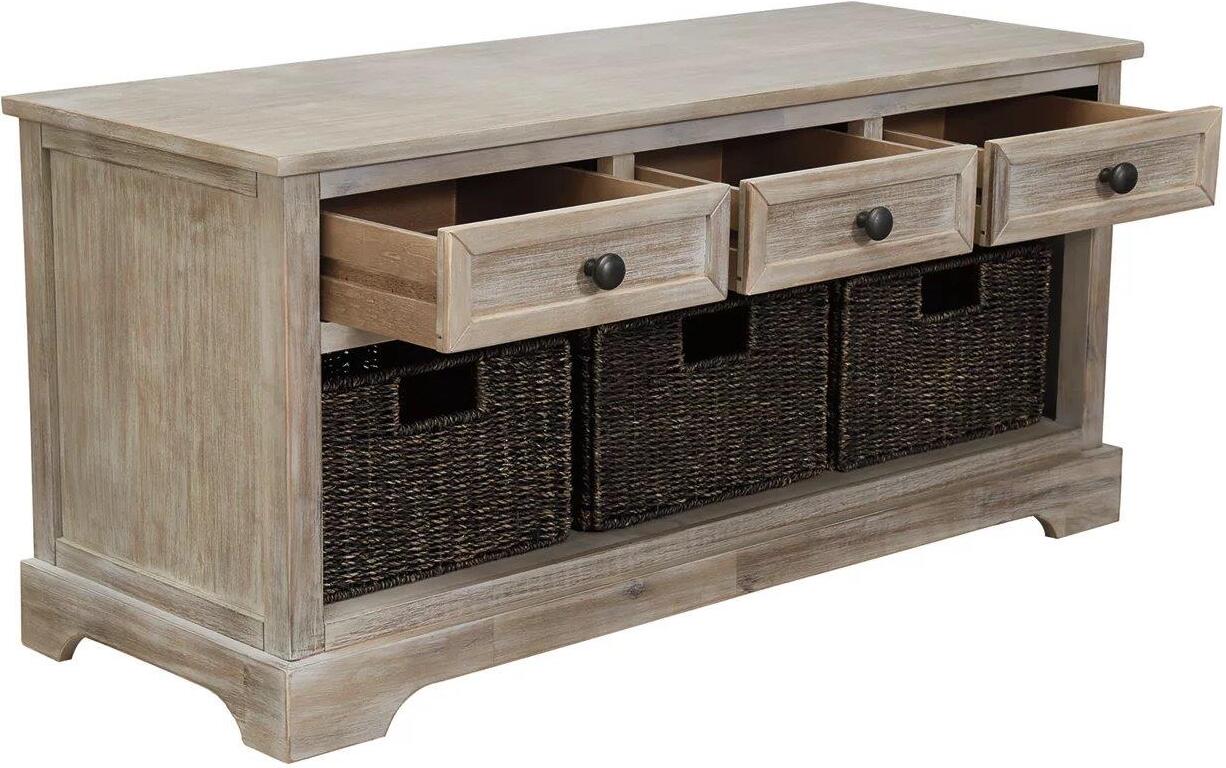 Oslember Light Brown Storage Bench A3000198 1StopBedrooms.