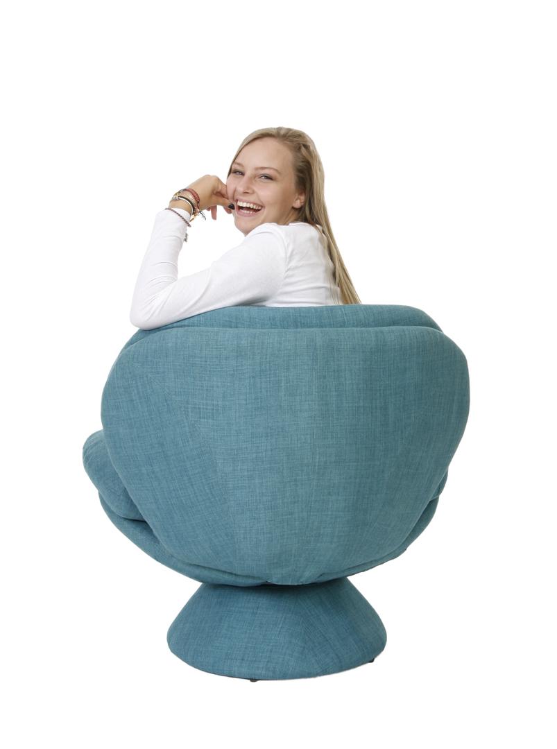 egg accent chair on Port Leisure Accent Chair In Turquoise Fabric 1stopbedrooms