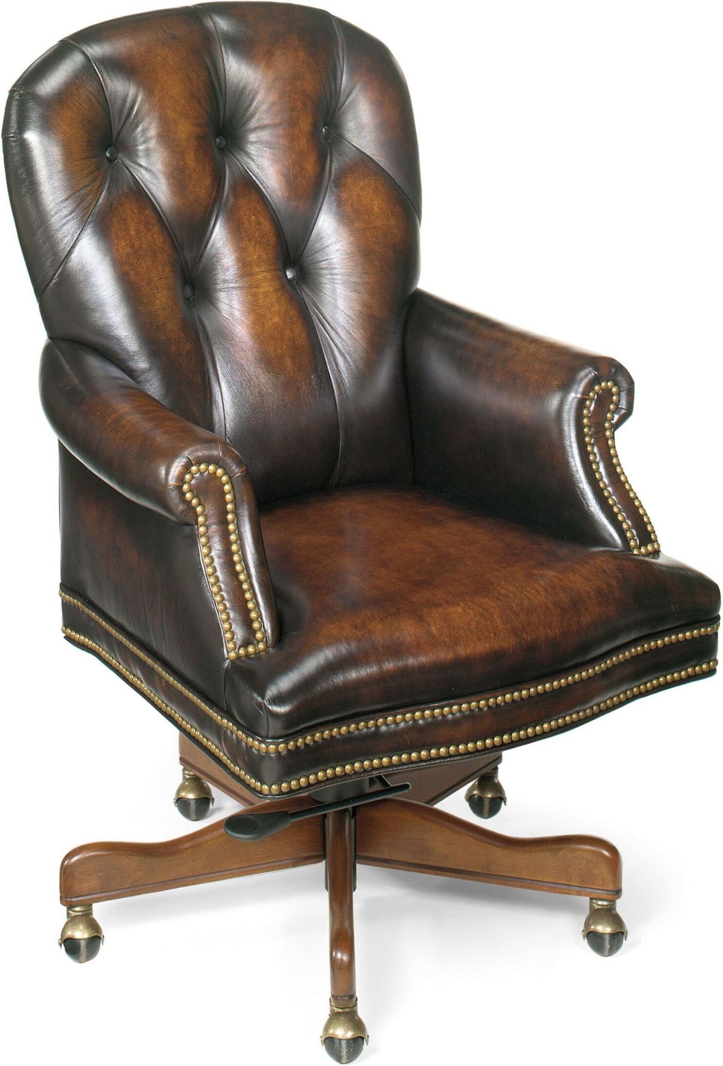 Marcus Brown Leather Executive Swivel Tilt Chair - 1StopBedrooms.