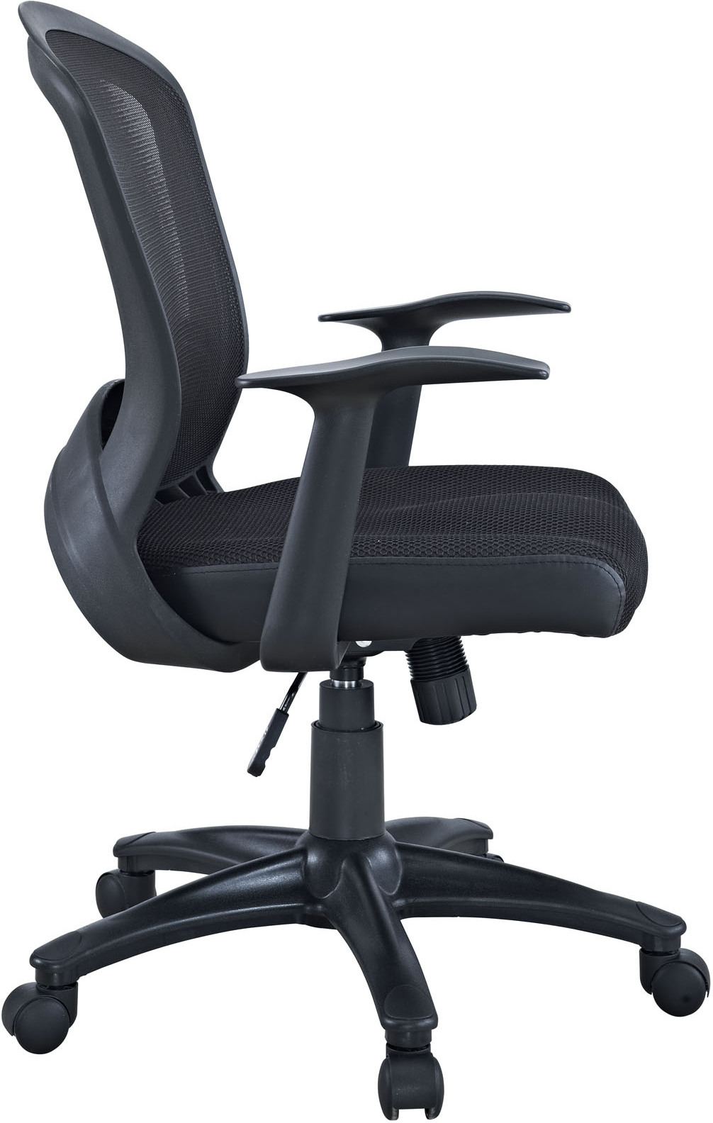 EEI-756-BLK Modway Pulse Mesh Office Chair with Adjustable Black Vinyl Seat Modway Inc
