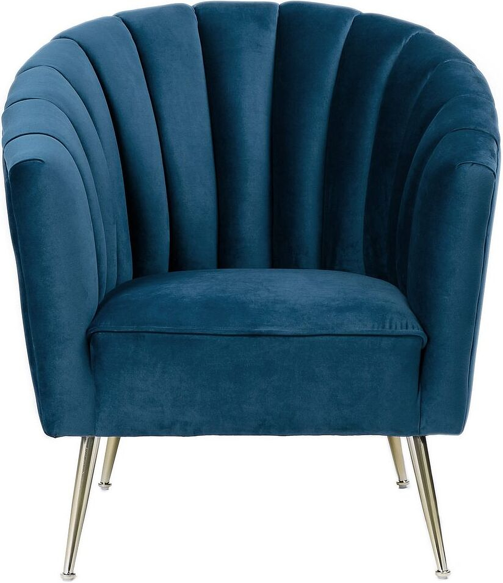 Rosemont Accent Chair in Blue and Gold 1StopBedrooms.