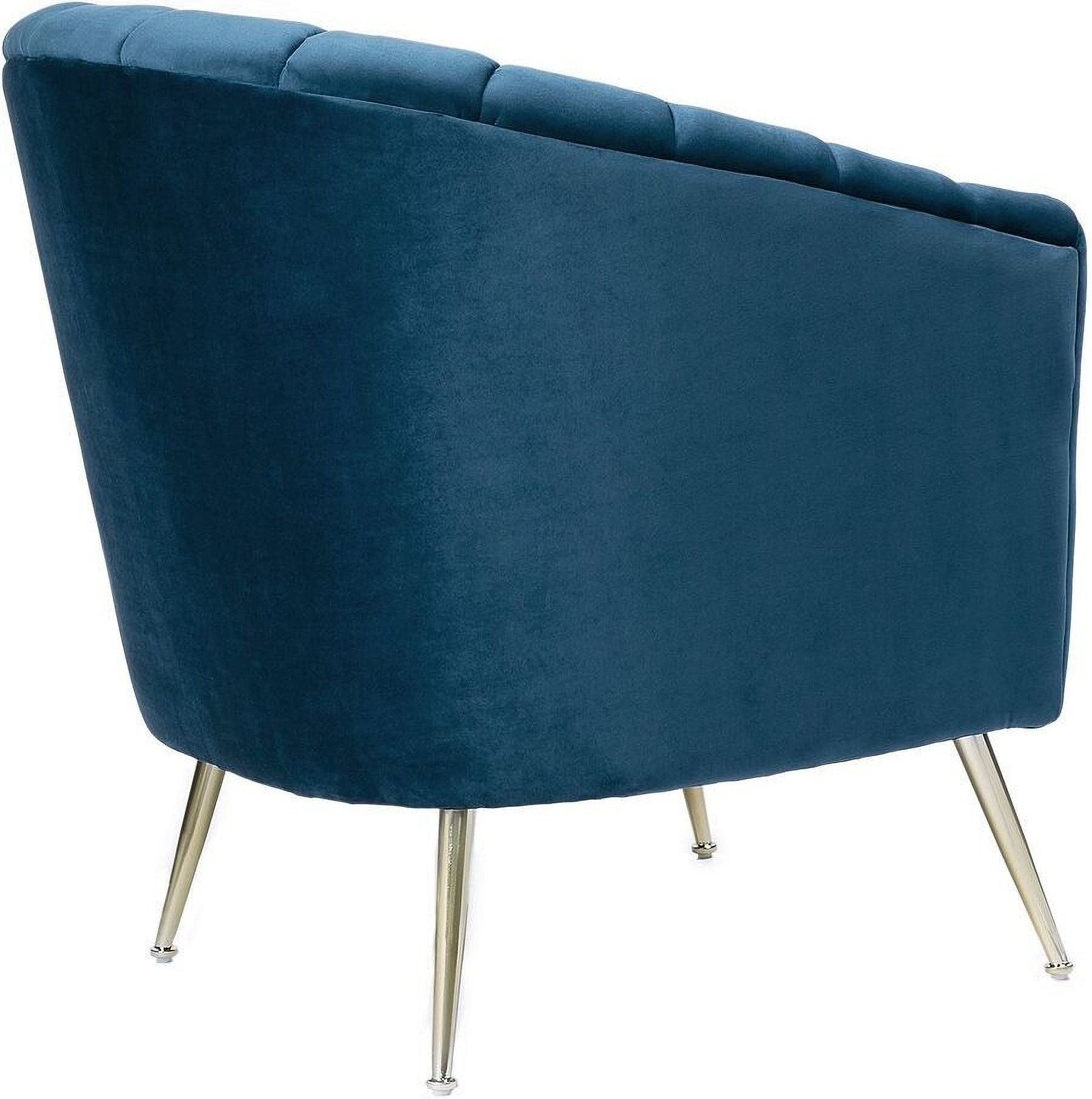 Rosemont Accent Chair in Blue and Gold 1StopBedrooms.