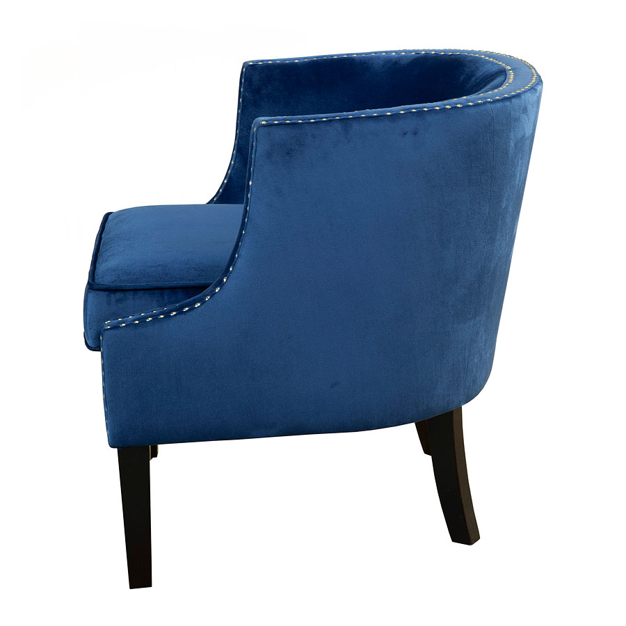 pale blue bedroom chair