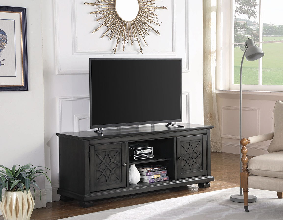 Rustic Grey 60 Inch Tv Console 1StopBedrooms.