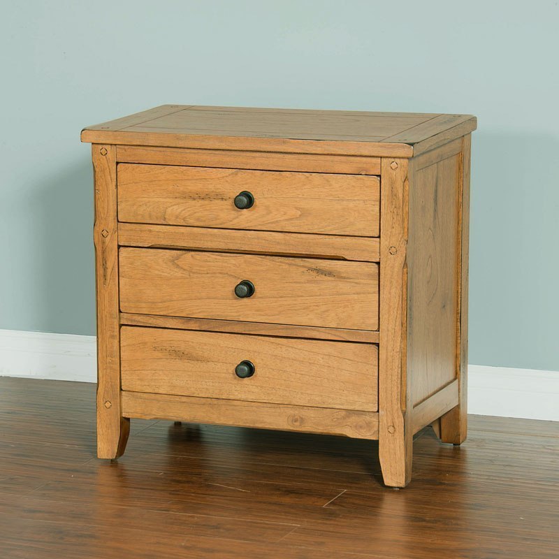 Sedona Rustic Oak Petite Panel Bedroom Set - 1StopBedrooms.