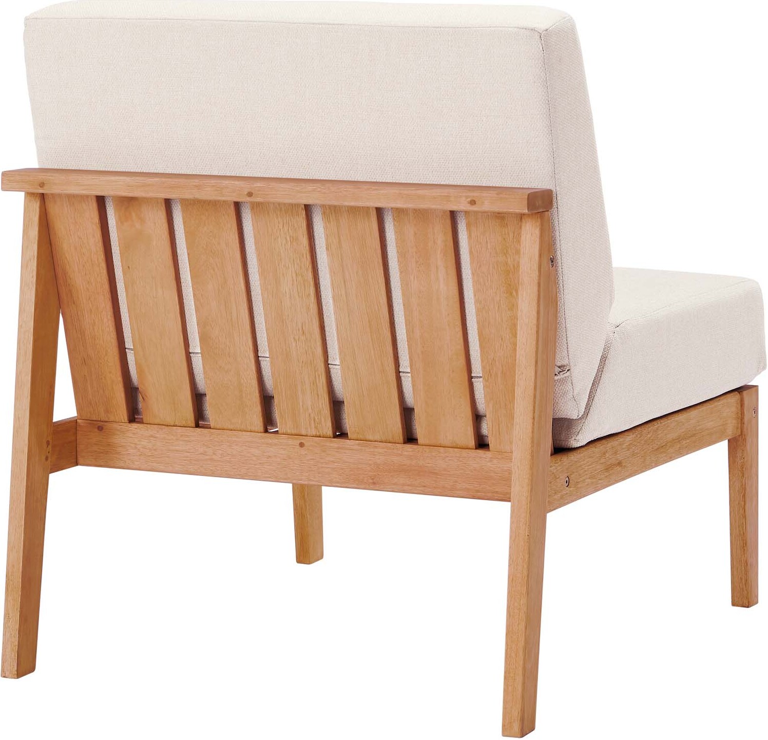 Sedona Taupe 4 Piece Outdoor Patio Eucalyptus Wood Sectional Eei 3756 Nat Tau Set 1stopbedrooms