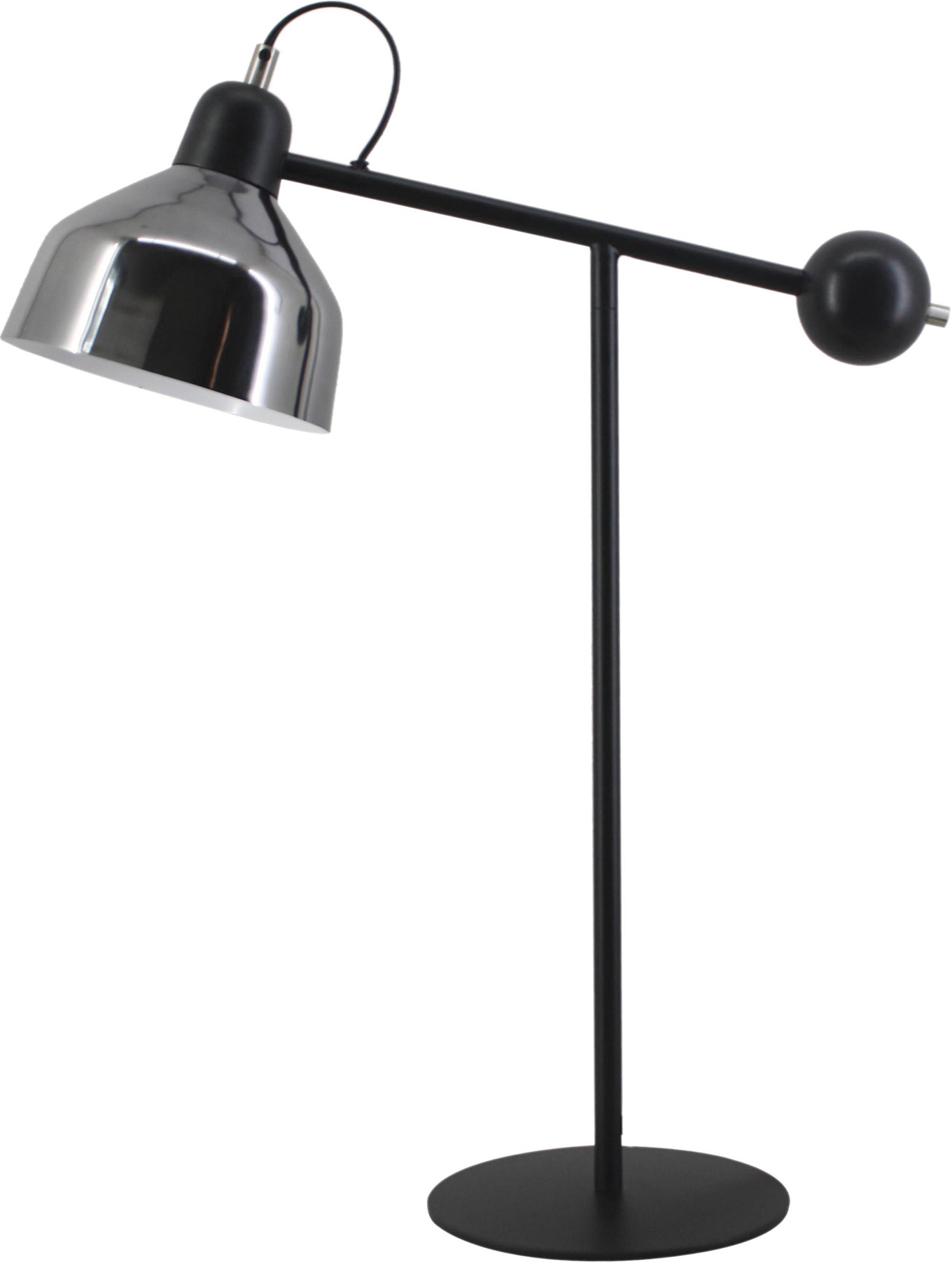 matt black table lamp