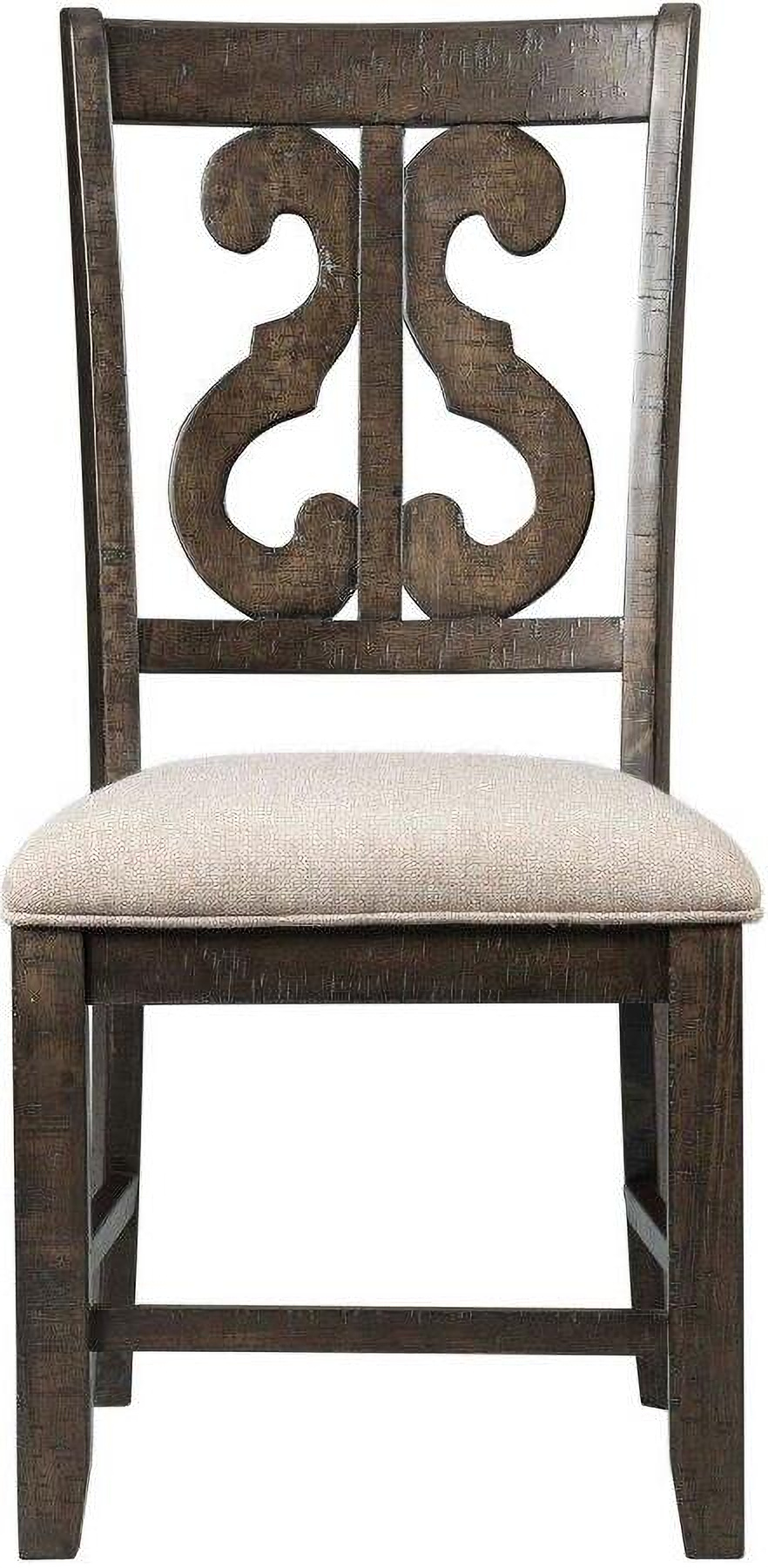 Stanford Wooden Swirl Back Side Chair Set Of 2 ...