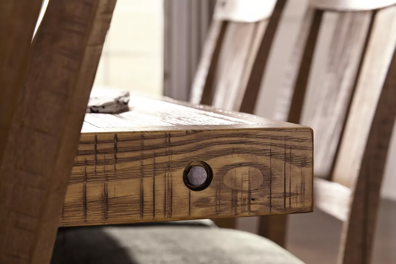 Tamilo Gray/Brown Rectangular Extendable Dining Room Set 1StopBedrooms.