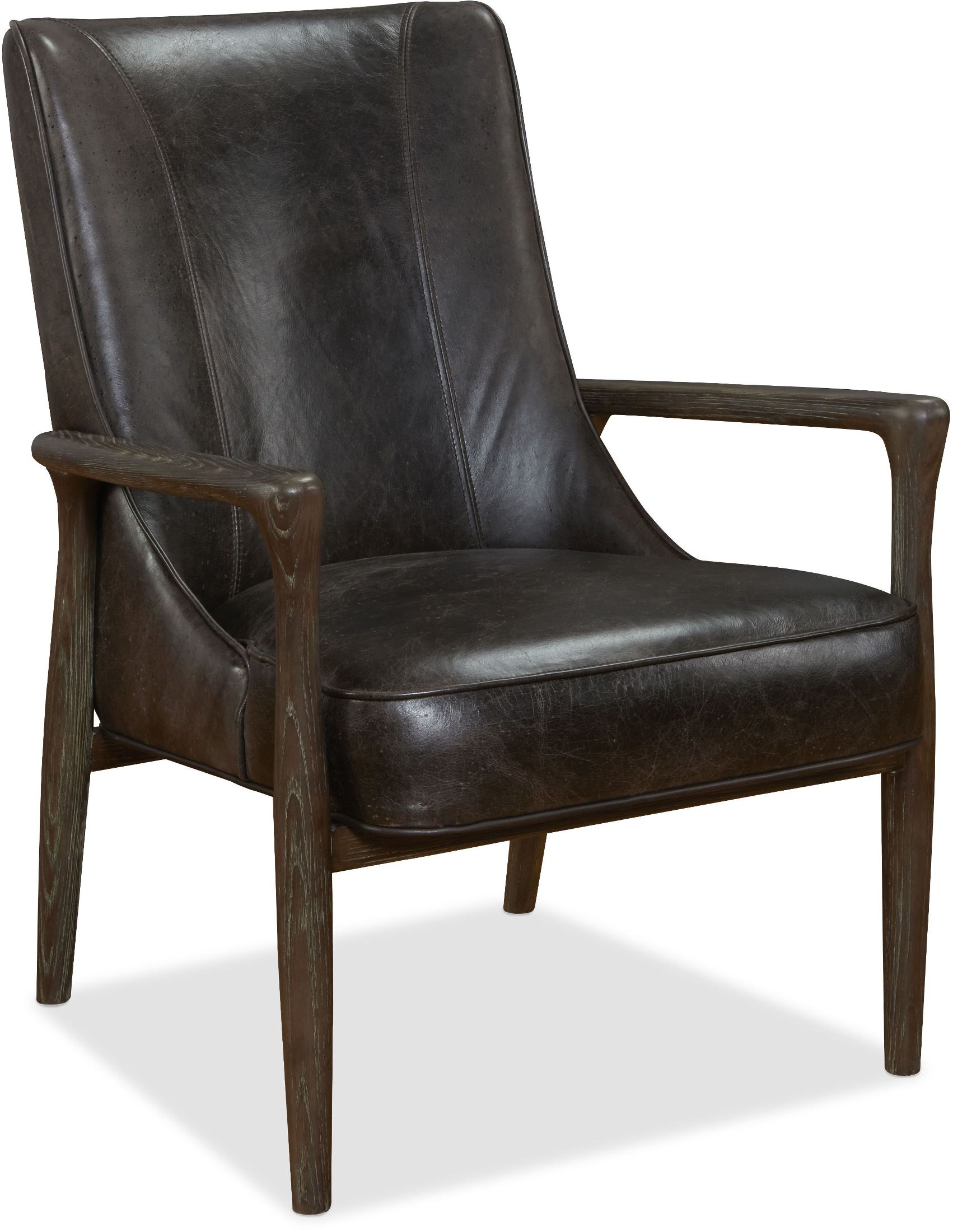 Jaxon Storia Leather Wood Frame Club Chair 1stopbedrooms