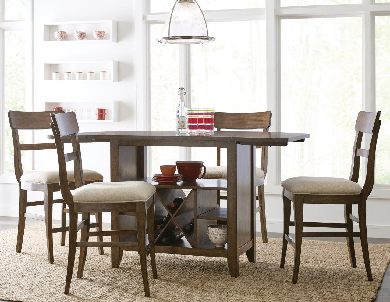 The Nook Maple Kitchen Island Set - 1StopBedrooms.