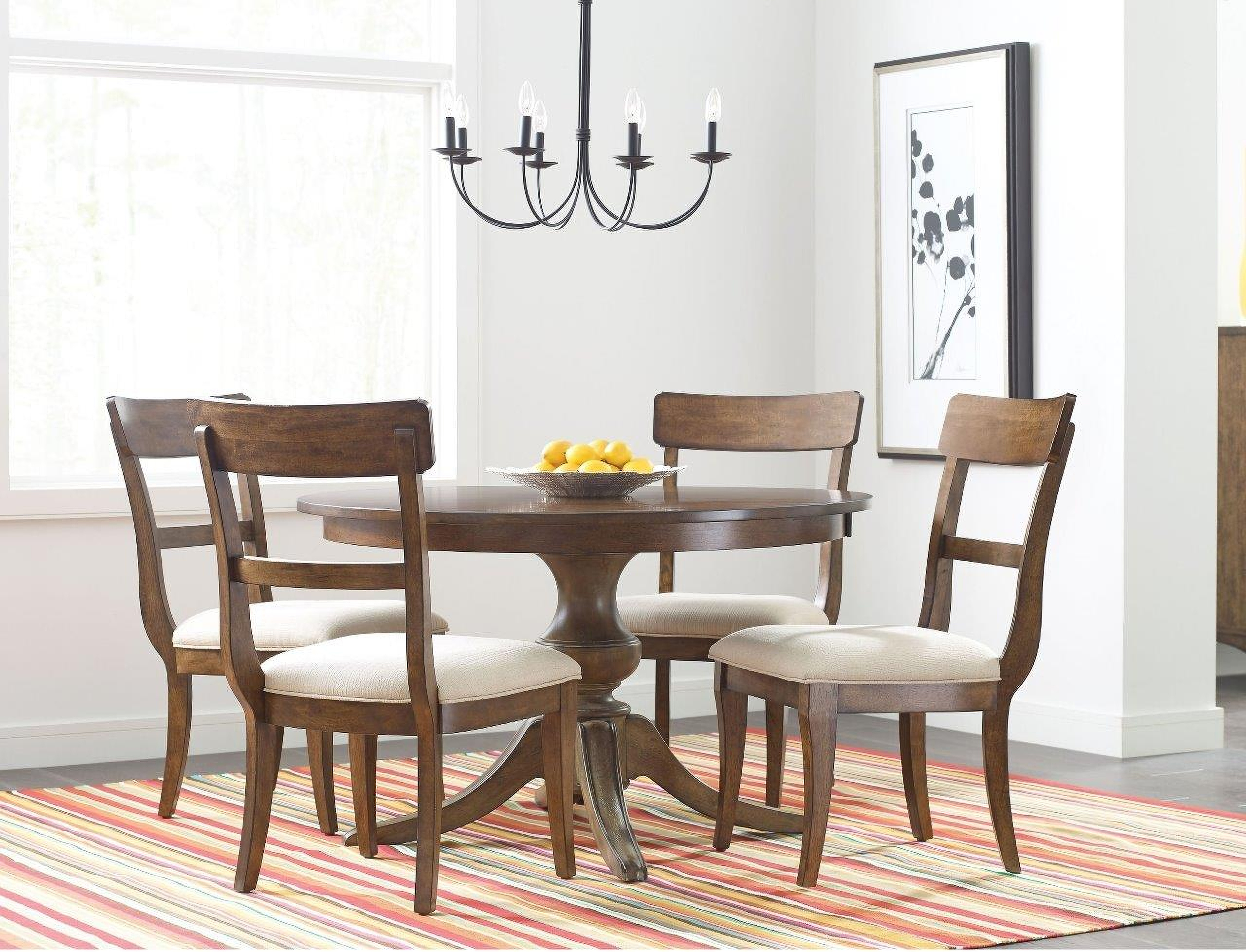 The Nook Maple Wood 54" Dining Table - 1StopBedrooms.