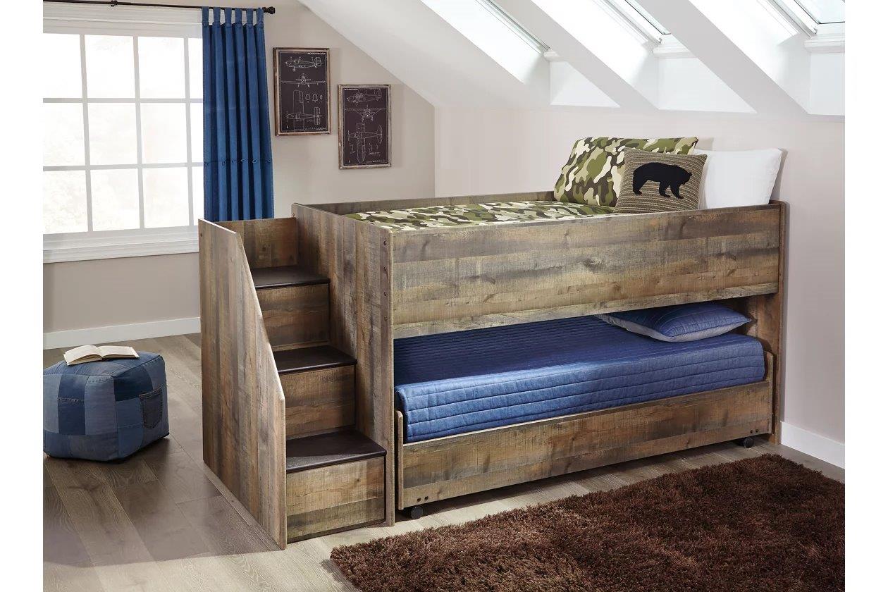 trinell loft bed with storage