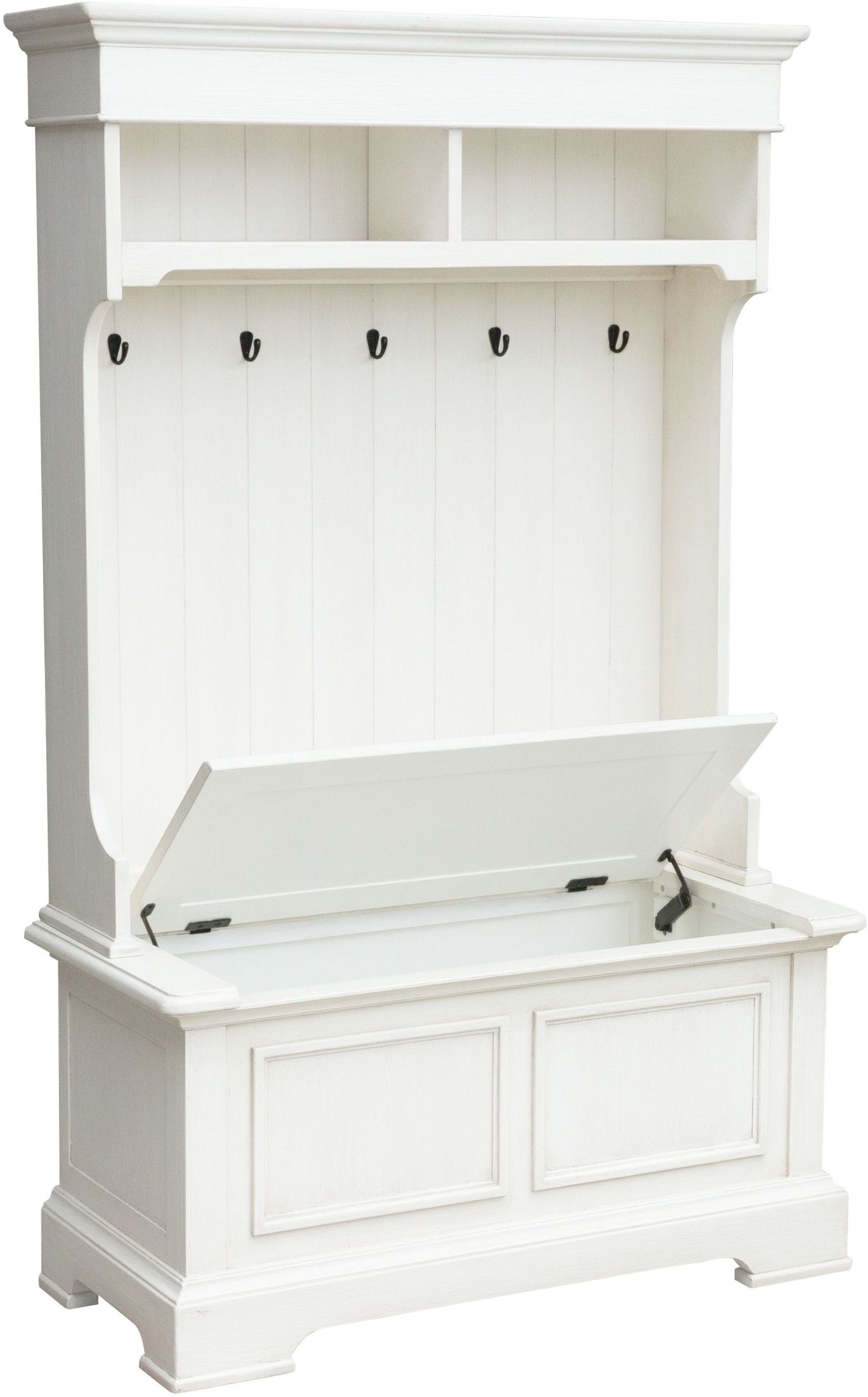antique hall tree on Antique White Storage Hall Tree 1stopbedrooms