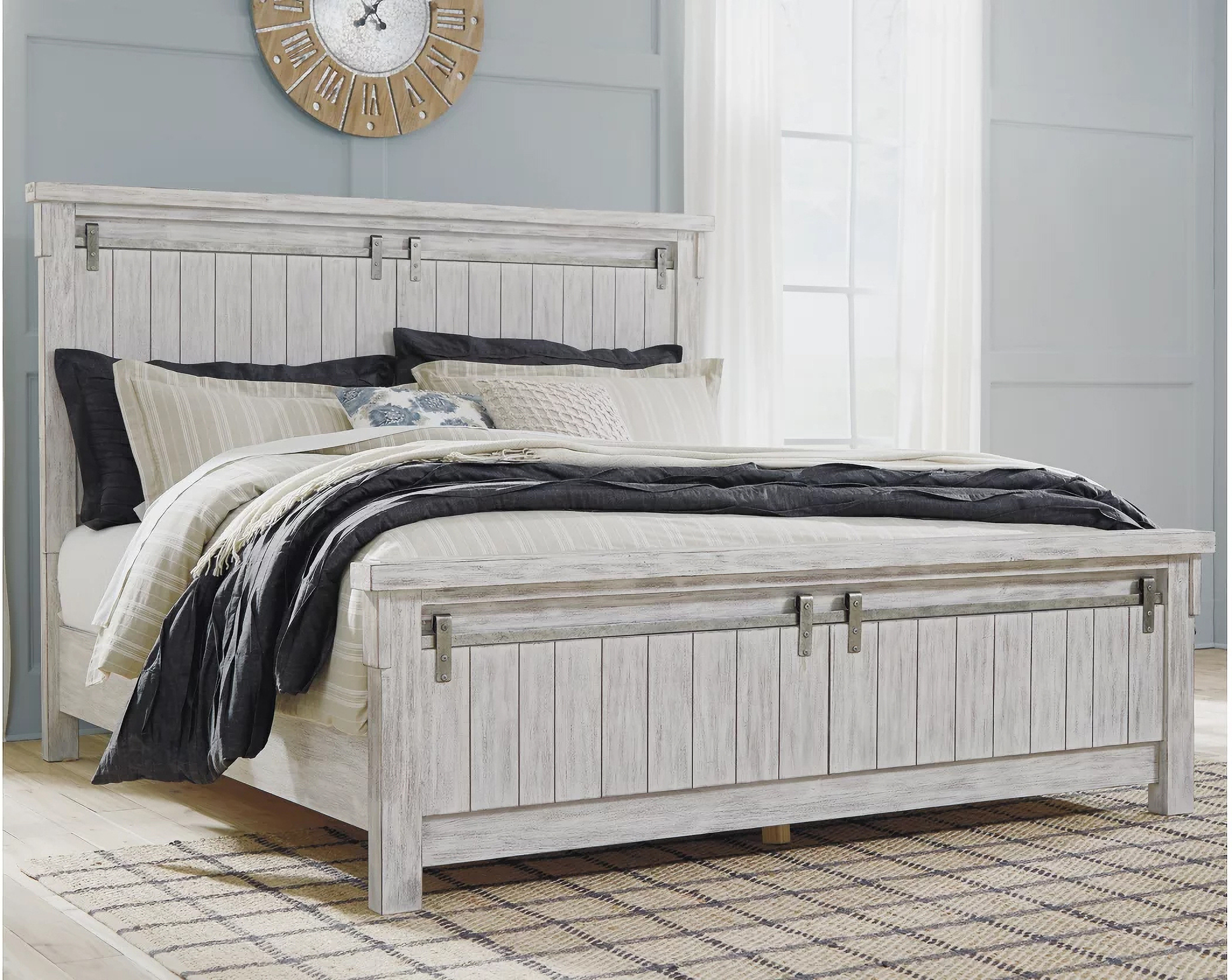 Brashland White Panel Bedroom Set 1stopbedrooms
