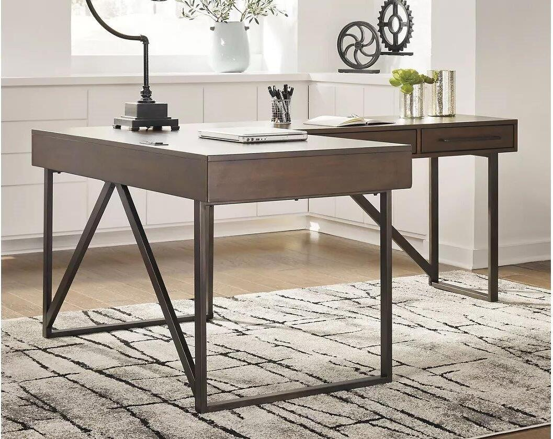 Starmore Brown Home Office Desk - 1StopBedrooms.