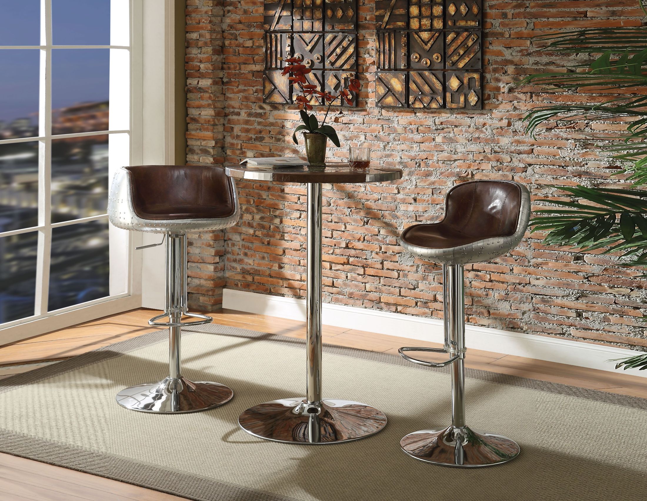 Brancaster Retro Brown Bar Set