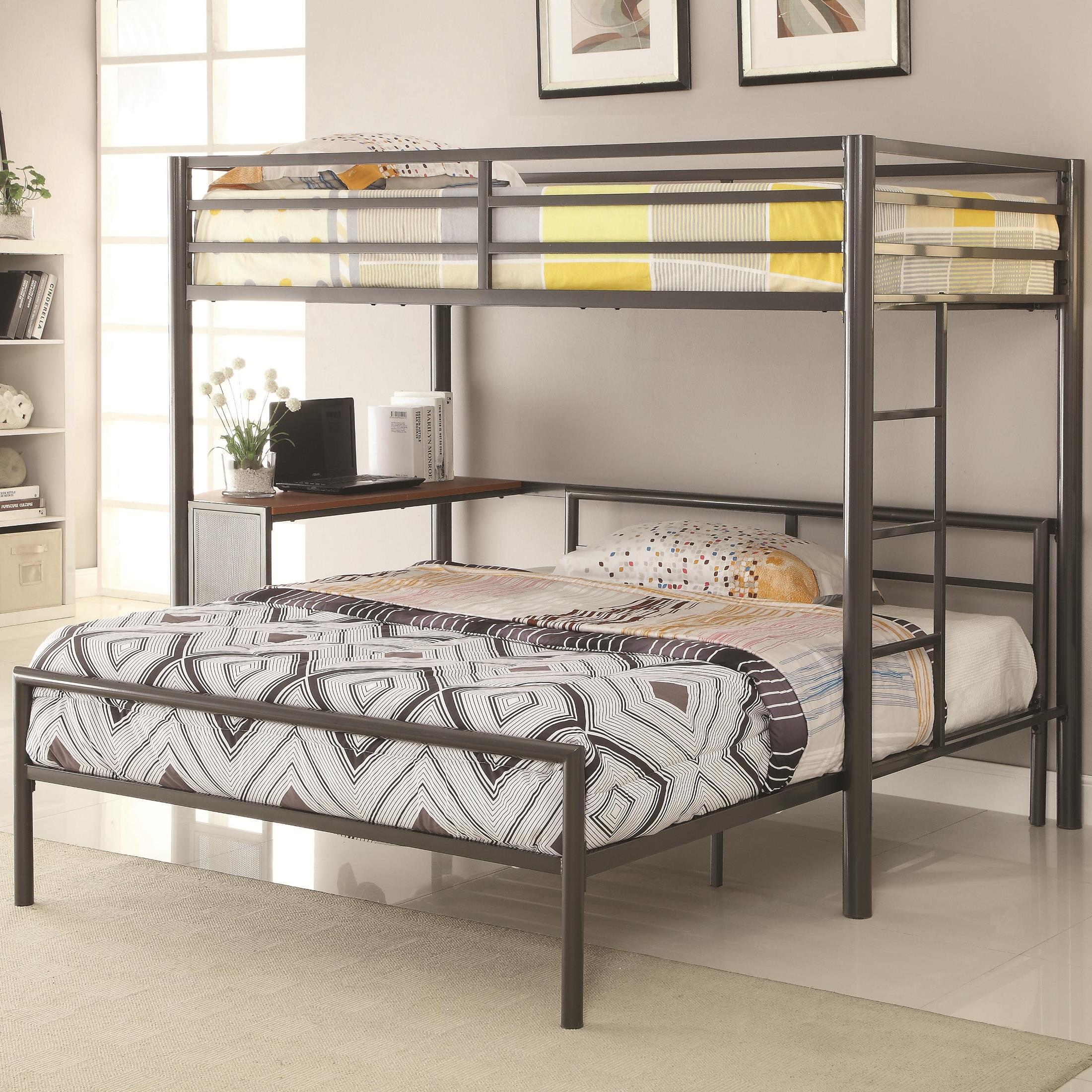 Ragna White Loft Bed 1stopbedrooms