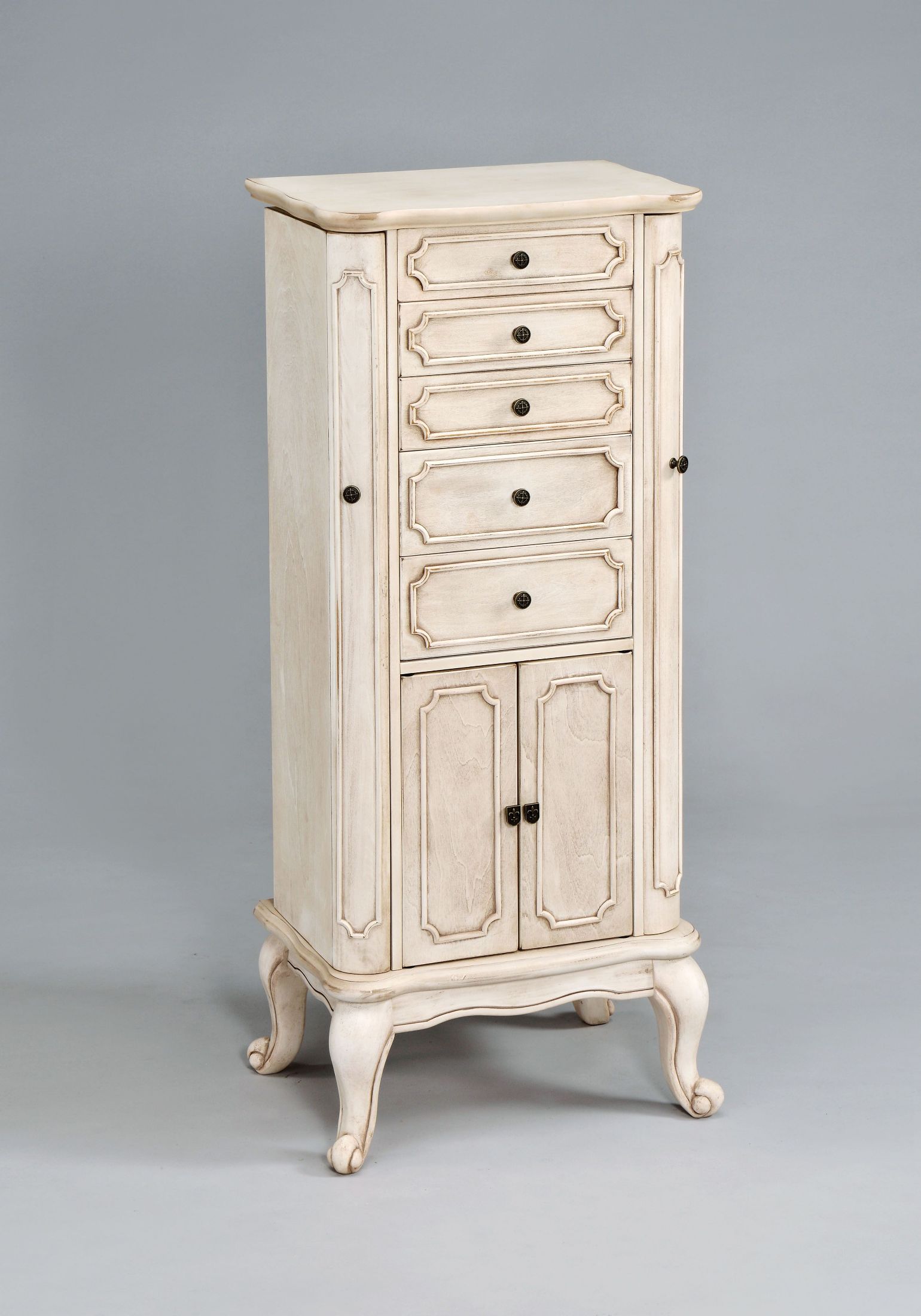 Talor Antique Gold Jewelry Armoire 1stopbedrooms Talor Antique Gold Jewelry Armoire