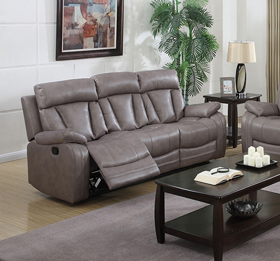 Houston Stone Reclining Sofa 1stopbedrooms