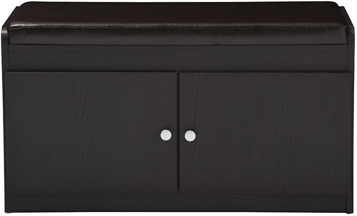 Baxton Studio Fernanda Modern And Contemporary Dark Gray 4 Door