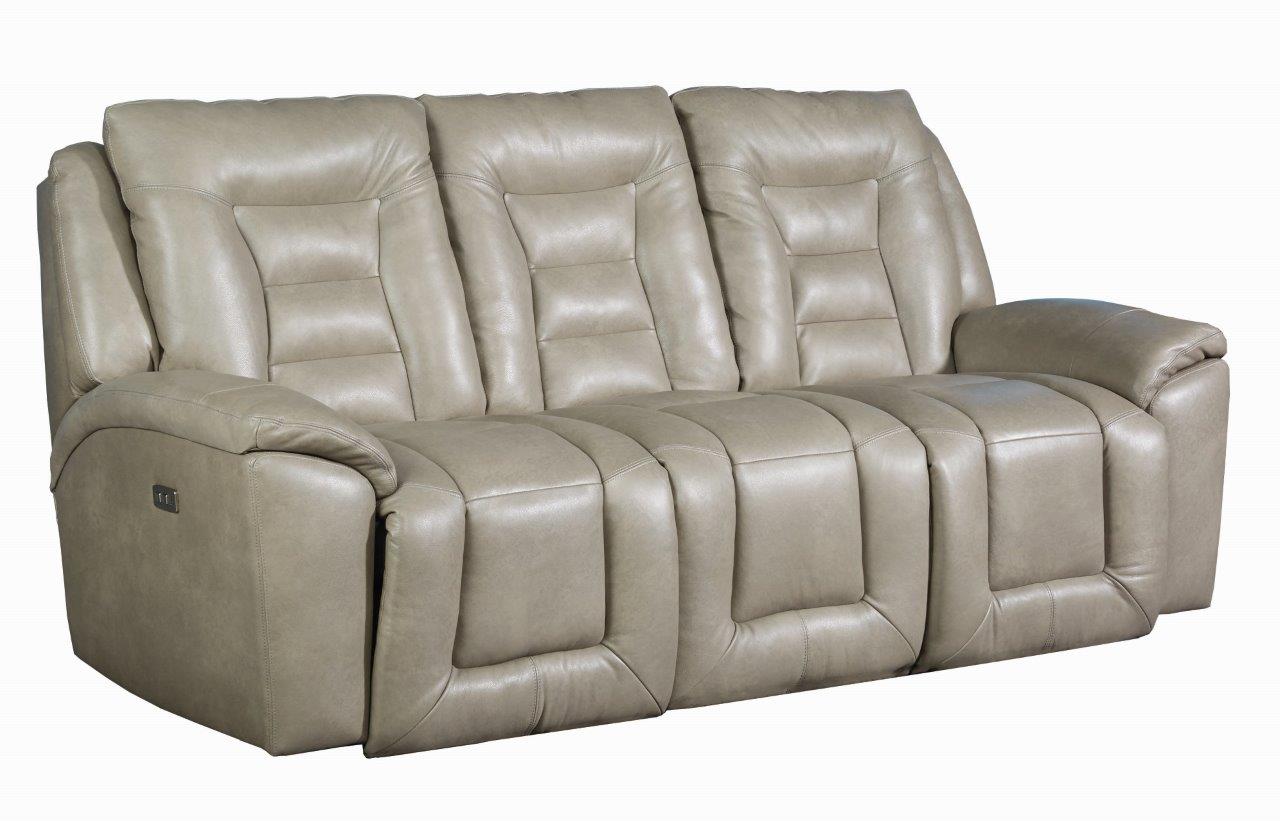 Erlangen Midnight Power Reclining Sofa With Adjustable Headrest
