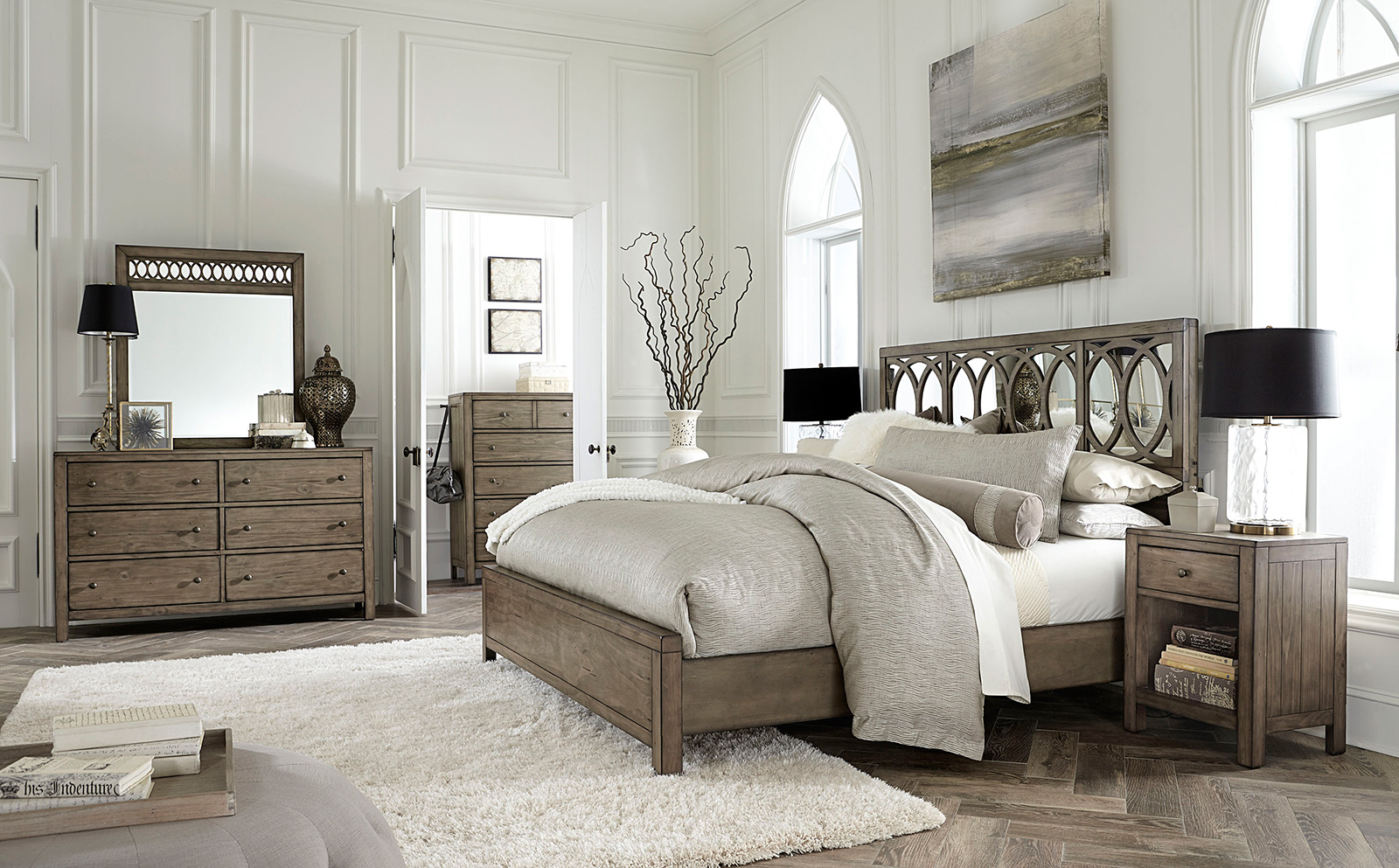 Caldwell Brown Panel Bedroom Set 1stopbedrooms