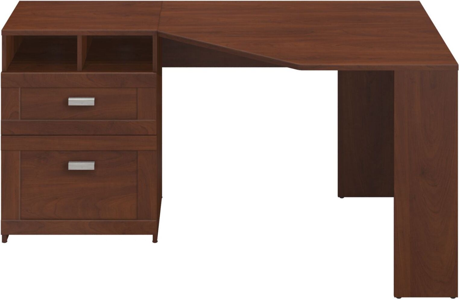 Bush Furniture Vantage Corner Desk In Classic Black 1stopbedrooms