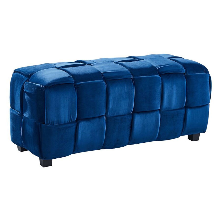 Savesto Charcoal Oversized Accent Ottoman 1StopBedrooms.