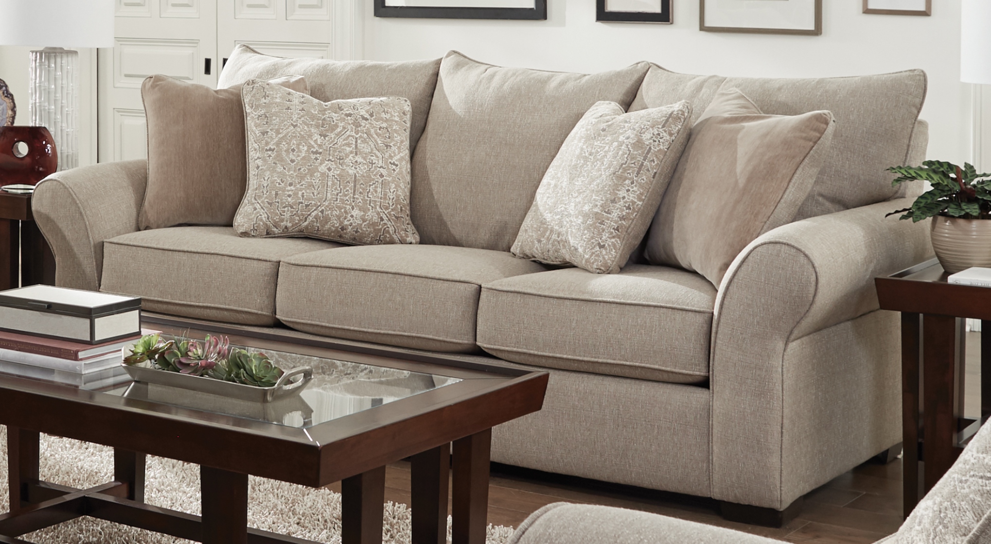 Alenya Charcoal Queen Sofa Sleeper 1stopbedrooms